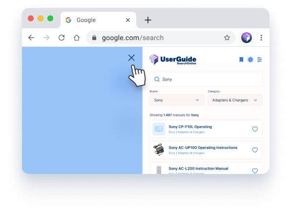 closing the widget
